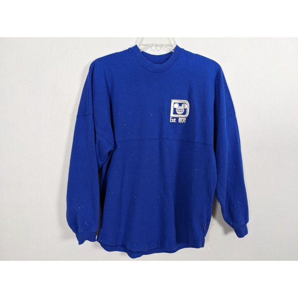 Disney by‎ Spirit Jersey Adult Wishes Come True blue with glitter Jersey XS - Picture 2 of 8